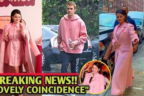 COINCIDENCE OR WHAT Selena Gomez and Justin Bieber wore the same called outfit, it's this creepy