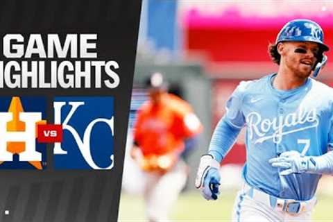 Astros vs. Royals Game Highlights (4/11/24) | MLB Highlights