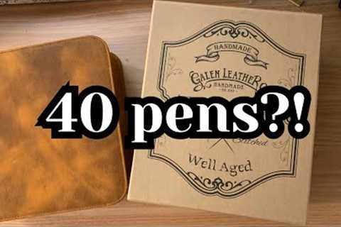 Galen Leather 40 Pen Case Unboxing
