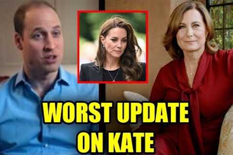 prince William and Carol Middleton in tears breaking the worst news about Kate Middleton from doctor