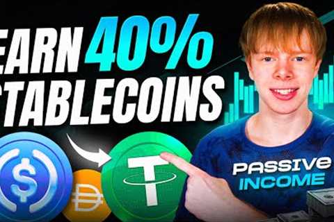 How I Earn 40% APR on Crypto Stablecoins (Yield Farming Passive Income)