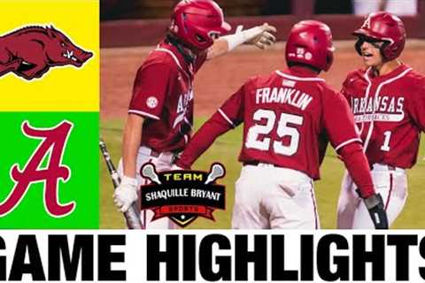 #1 Arkansas vs Alabama Highlights | NCAA Baseball Highlights | 2024 College Baseball