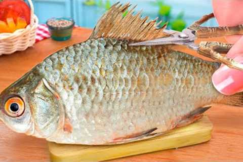 Catch and Cook Tiny Fish in Miniature Kitchen - Amazing Mini Cooking Video by Mini Yummy