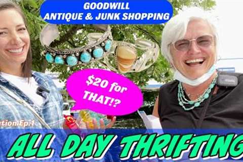 Goodwill Thrift Shopping - Antique and Vintage Haul