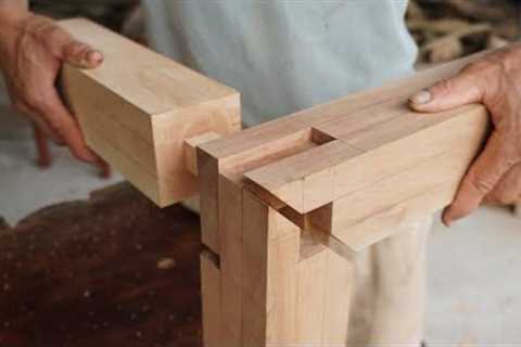 IMPOSSIBLE Techniques Of Carpenter //Japanese Handmade Joints  // Amazing Woodworking Skills