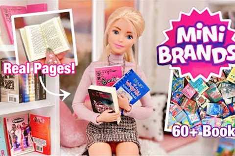 ZURU 5 Surprise Mini Brands BOOKS! Are They Barbie Doll Size? 21 Capsule Unboxing