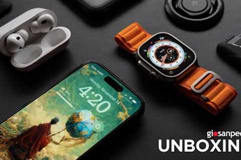 Giving Papa an Apple Watch Ultra | iPhone 14 Pro &amp; AirPods Pro 2 Unboxing (ASMR)