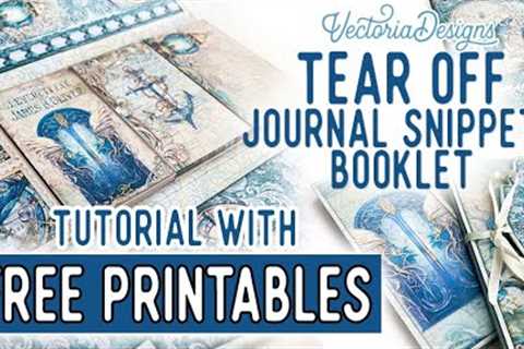 Tear Off Journal Snippets Tutorial + All the Printables for Free
