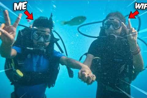 Life Me First Time Scuba Diving Kiya 😍 Crazy Water Activity 🤿