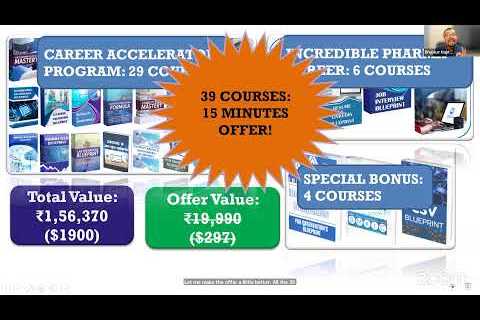 Career Development Program for Pharma Professionals