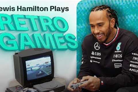 Lewis Hamilton Plays Retro Video Games from His Childhood! 🎮