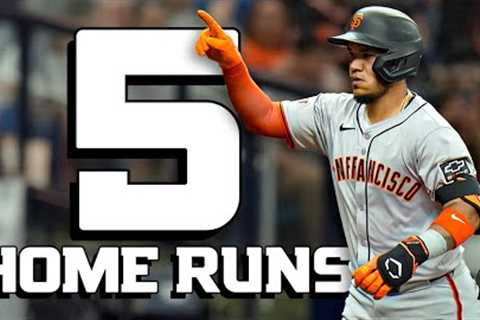 San Francisco Giants Blast FIVE Home Runs vs Rays | MLB Highlights