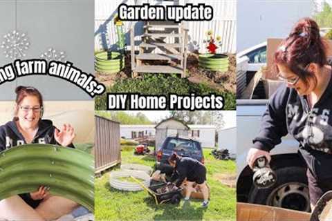 GETTING FARM ANIMALS? // DIY HOME PROJECTS REFRESH // GARDEN UPDATE // YARD CLEAN UP // DITL