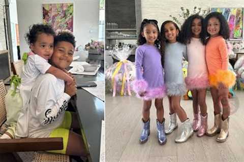 Kim Kardashian Shared Throwback Snaps of Kardashians Easter Party