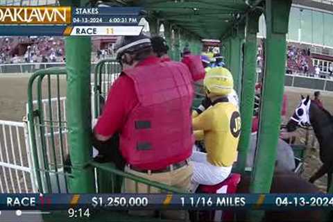 Bob Baffert's Adare Manor Wins The $1.25M G1 Apple Blossom. Full Race 11 Oaklawn Park April 13, 2024