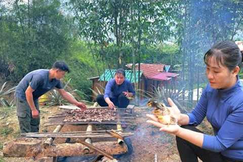 Life building diary : Drying and preserving salted fish. Another flock of newly hatched chicks