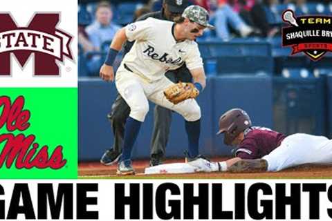 #22 Mississippi State vs Ole Miss Highlights [G3] | NCAA Baseball Highlights | 2024 College Baseball