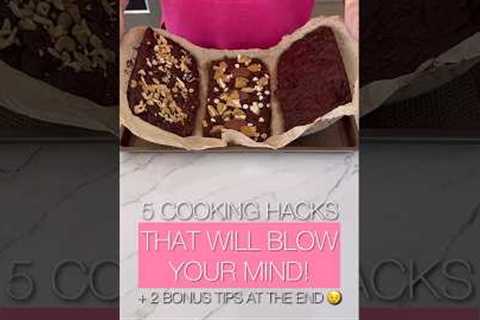 5 time saving cooking hacks that will blow your mind &amp; change your life! + 2 bonus tips at the..