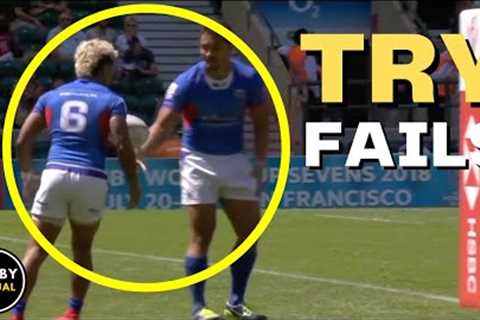 EMBARRASING RUGBY TRY FAILS