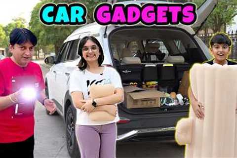 CAR GADGETS | 11 New Car Accessories Unboxing | Aayu Pihu ki Car | Aayu and Pihu Show