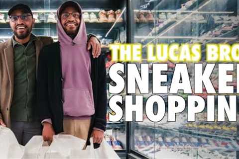 THE LUCAS BROTHERS  GO SNEAKER SHOPPING AT PRIVATE SELECTION!!!