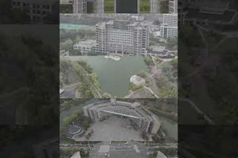 raw to graded aerial view   #photography #china #filmmaking #streetstylephotography