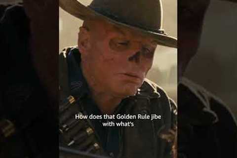 Harsh truths with a side of water. | Fallout
