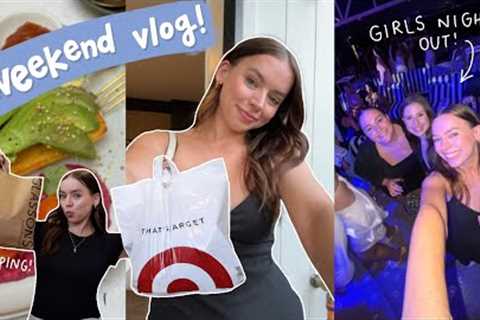 vlog! 💌 shop with me, haul, bachelorette night, lots of chats