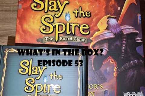 What's In the box? Ep53 Slay The Spire Board Game Collector's Edition Unboxing w/ Exclusive KS pack.