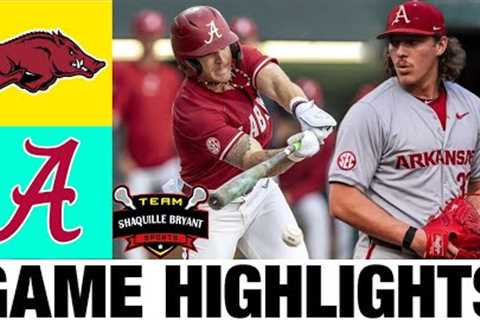 #1 Arkansas vs Alabama Highlights [GAME 3] | NCAA Baseball Highlights | 2024 College Baseball