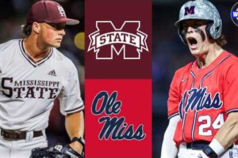 #22 Mississippi State vs Ole Miss Highlights (INCREDIBLE!) | 2024 College Baseball Highlights