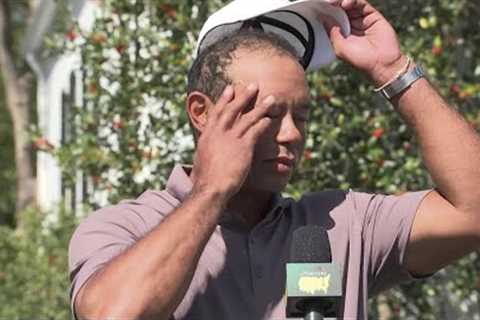 Tiger Woods set the Masters record with his 24th straight made cut