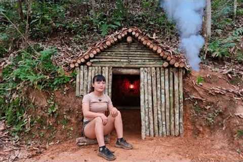 10 Days of Survival Shelter Building, Jungle Adventure, Wild Forest Beauty