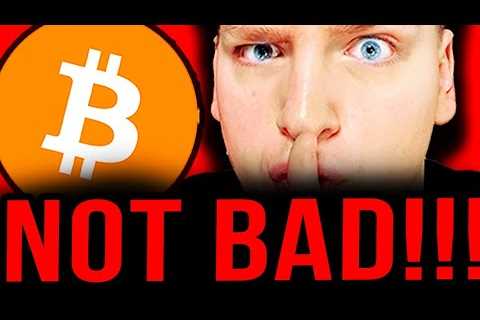 BITCOIN: OOOH YES GUYS!!!! TIME TO PAY ATTENTION....