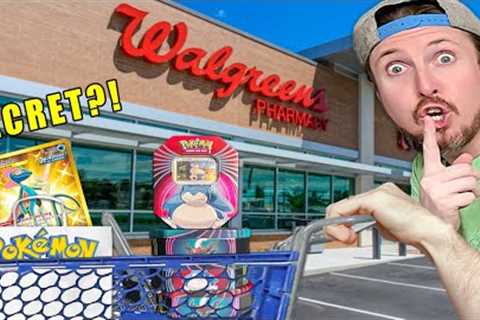 Shopping For SECRET RARE Pokemon Cards in WALGREENS!
