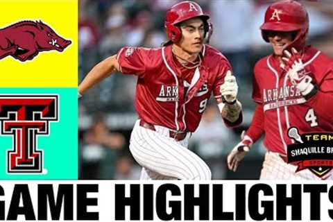 #2 Arkansas vs Texas Tech Highlights | NCAA Baseball Highlights | 2024 College Baseball
