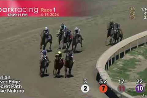 Horse Racing: Secret Path Wins Race 1 Parx Racing. Full Race Tues. April 16, 2024.