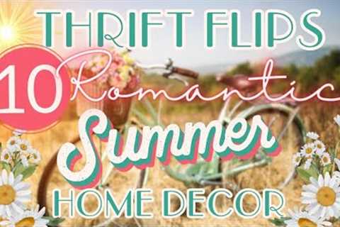10 Projects! DIY THRIFT FLIPS Romantic Summer INSPIRATION  UPCYCLE  ITEMS into SUMMER TIME BEAUTIES!