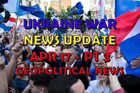Ukraine War Update NEWS (20240417c): Geopolitical News, Vacating the Speaker Seat