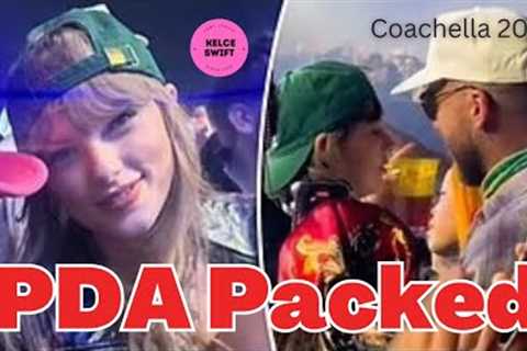 Fans gone WILD to Taylor Swift &amp; Travis Kelce’s  PDA packed SURROUNDED by bodyguards as they..
