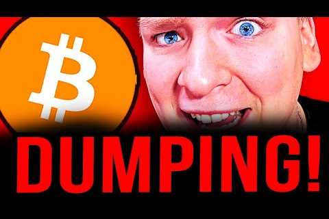 BITCOIN DUMPS MORE!!!! WTF IS GOING ON... (bullish)