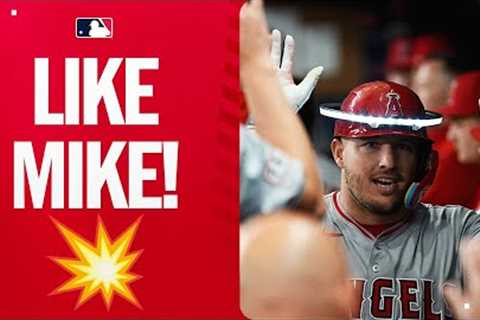Mike Trout KEEPS CRUSHING! The Angels star ties the league lead in home runs!