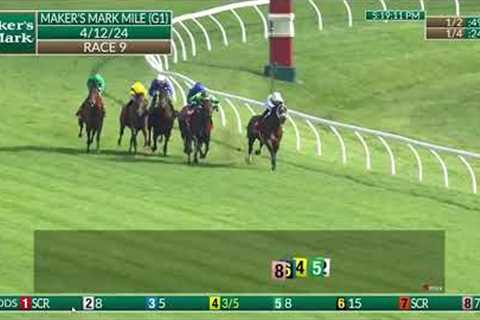 Master of The Seas Wins The G1 Maker's Mark Mile. Full Race 9 Keenland Fri. April 12, 2024.