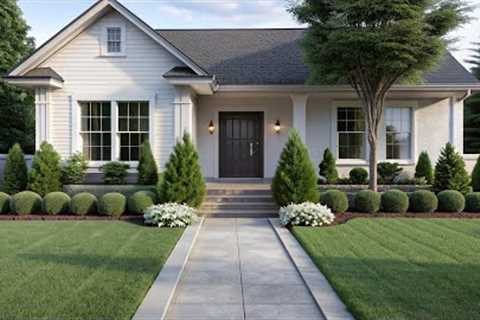 Minimalist Front Yard Landscaping | Achieving a Contemporary and Serene Outdoor Space