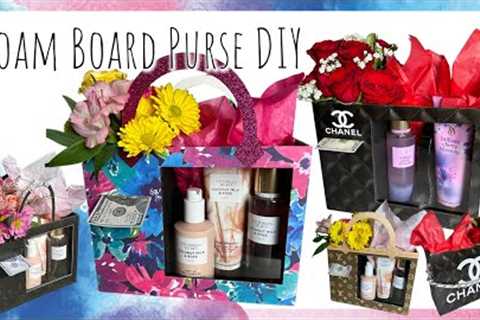 Designer-Inspired Mother's Day DIY Purse - Foam Board Craft, Holds Flowers/Gifts