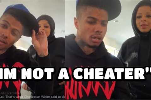 Chrisean Rock &amp; Blueface Goes “LIVE” I’m Not A Cheater”‼️😳