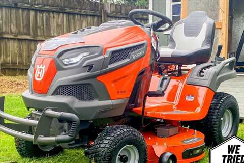 The Husqvarna 242XD riding lawn mower is a powerful, fast and fun machine.