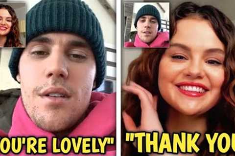 I'm in love again. Justin Bieber MENTIONS Selena Gomez as a LADY with a Good Heart.
