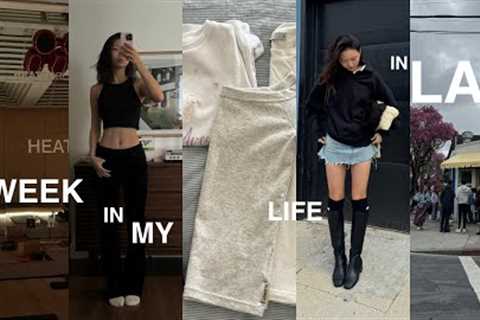 Life in LA🌴 girl's night in, vintage shopping, packing for NYC, hot pilates