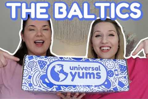 TASTING BALTIC SNACKS 😋 | Universal Yums | Super Yum Box | April 2024 | THE BALTICS